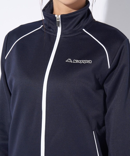 Kappa(カッパ)の「ジャージ上下2点セット(ジャージ・レディース・ネイビー/ブラック/チャコールグレー・SMALL/X-LARGE/LARGE/MEDIUM)」の15枚目の写真