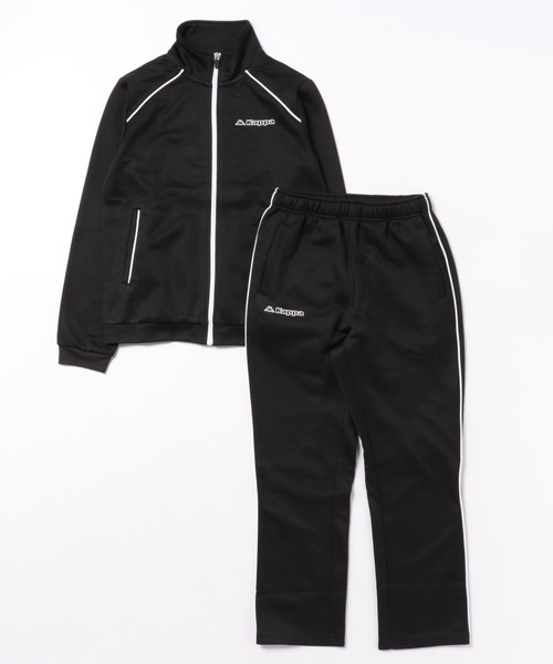 ビンテージモデル　Kappa Vasco ジャージセット 黒2L～3L カッパ Kappa 別注 ブリスタージャージ 上下 メンズ ランニング