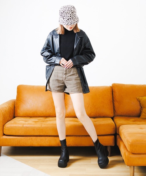 attagirl(アタガール)の「ボリュームソールストレッチブーツ(ブーツ・レディース・ブラック系その他/ブラック/ブラック系その他2・S/M/L/LL)」の7枚目の写真
