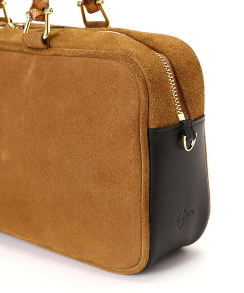 ajew（エジュー）の「ajew/エジュー/Landscape bag（トートバッグ・レディース・ブラック/ベージュ・F）」の8枚目の写真