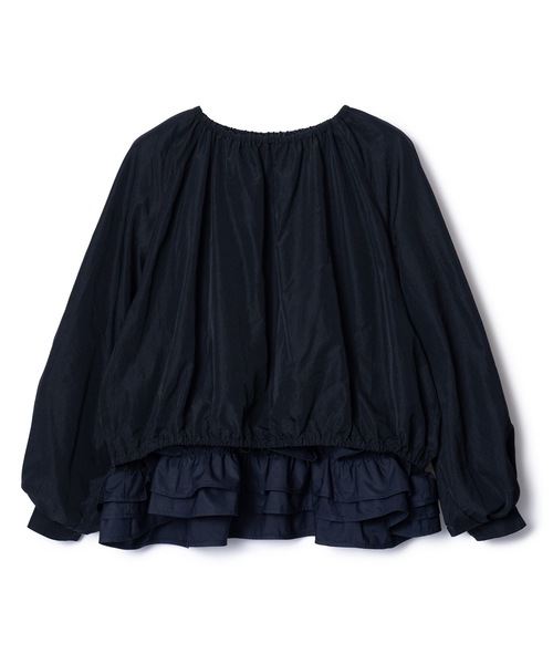 NON TOKYO（ノントーキョー）の「FRILL HEM NYLON PULLOVER（その他トップス・レディース・アイボリー/ブラック/ブルー・FREE）」の11枚目の写真