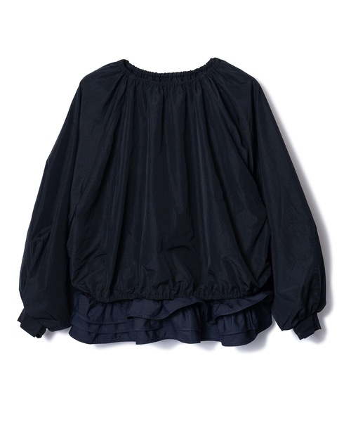 NON TOKYO（ノントーキョー）の「FRILL HEM NYLON PULLOVER（その他トップス・レディース・アイボリー/ブラック/ブルー・FREE）」の12枚目の写真