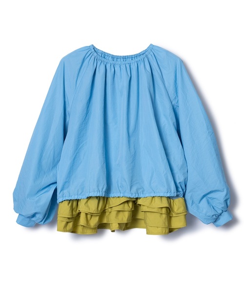 NON TOKYO（ノントーキョー）の「FRILL HEM NYLON PULLOVER（その他トップス・レディース・アイボリー/ブラック/ブルー・FREE）」の13枚目の写真