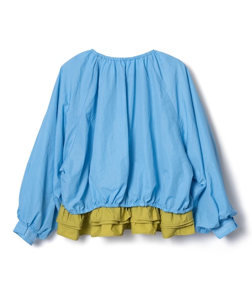 NON TOKYO（ノントーキョー）の「FRILL HEM NYLON PULLOVER（その他トップス・レディース・アイボリー/ブラック/ブルー・FREE）」の14枚目の写真