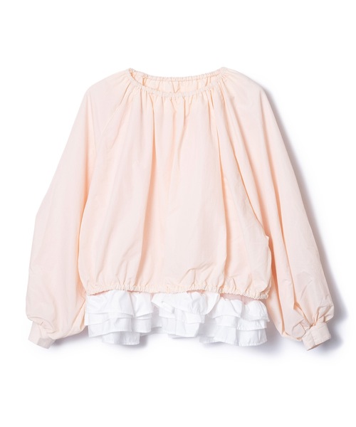 NON TOKYO（ノントーキョー）の「FRILL HEM NYLON PULLOVER（その他トップス・レディース・アイボリー/ブラック/ブルー・FREE）」の15枚目の写真