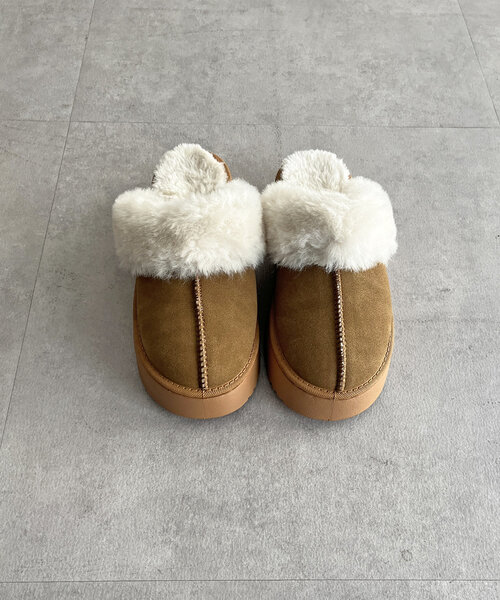 CPCM(シーピーシーエム)の「厚底ムートンシューズ(ブーツ・レディース・ブラック/キャメル・SMALL/MEDIUM/LARGE)」の9枚目の写真