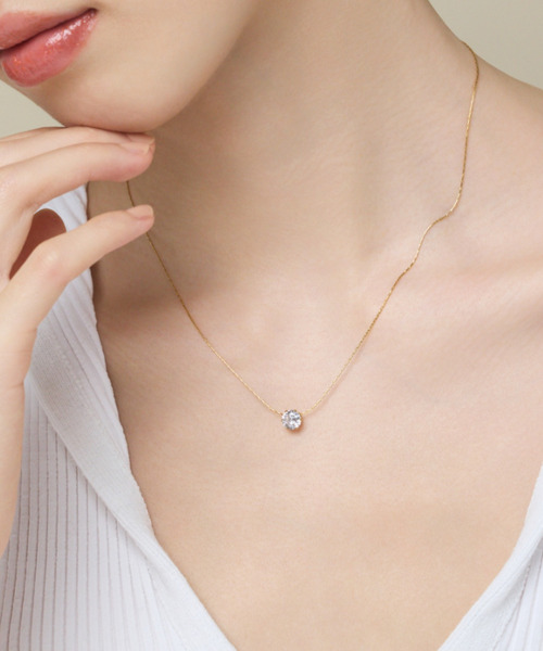 ciite' surgical stainless（シーテサージカルステンレス）の「【 金属アレルギー対応 】 ビジューネックレス サージカルステンレス（ネックレス・レディース・ゴールド/シルバー/ピンクゴールド・FREE）」の7枚目の写真