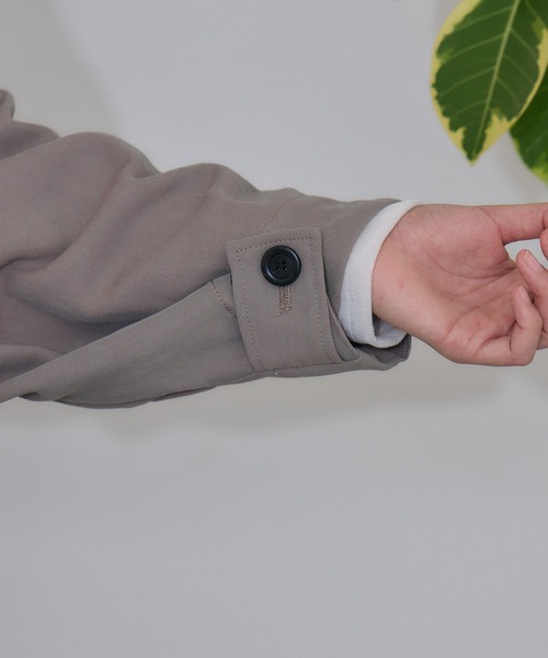 Paradise Picnic（パラダイスピクニック）の「Dignite collier  レイヤードブルゾン（ブルゾン・レディース・ブラック/グレイッシュベージュ・FREE）」の10枚目の写真