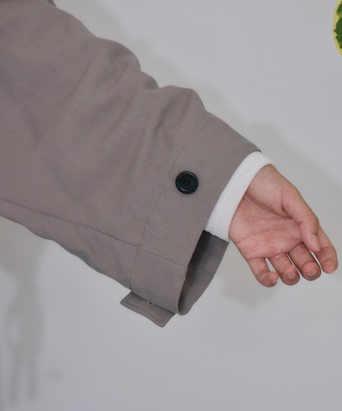 Paradise Picnic（パラダイスピクニック）の「Dignite collier  レイヤードブルゾン（ブルゾン・レディース・ブラック/グレイッシュベージュ・FREE）」の13枚目の写真