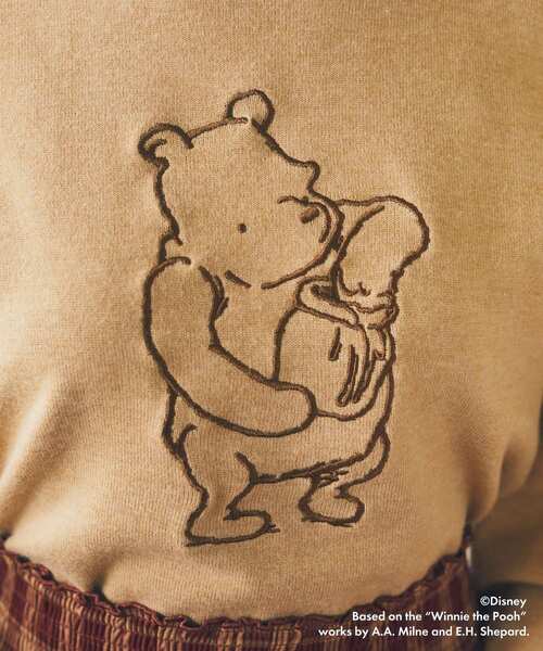 ニット セーター Classic Pooh / 刺繍ニットプルオーバー レディース セール】Classic Pooh / 刺繍ニットプルオーバー（ニット