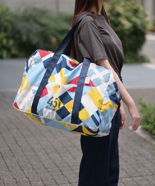 MILESTO×PAPIERTIGRE ポケッタブルボストン 45L（ボストンバッグ