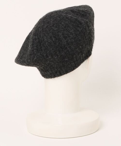 LOWRYS FARM(ローリーズファーム)の「シャギーベレー 149218(ハンチング/ベレー帽・レディース・チャコールグレー/ホワイト・FREE)」の21枚目の写真