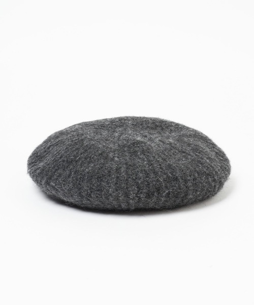 LOWRYS FARM(ローリーズファーム)の「シャギーベレー 149218(ハンチング/ベレー帽・レディース・チャコールグレー/ホワイト・FREE)」の9枚目の写真