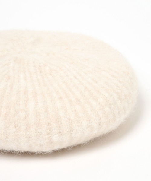 LOWRYS FARM(ローリーズファーム)の「シャギーベレー 149218(ハンチング/ベレー帽・レディース・チャコールグレー/ホワイト・FREE)」の11枚目の写真