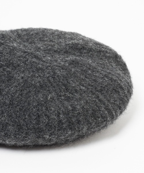 LOWRYS FARM(ローリーズファーム)の「シャギーベレー 149218(ハンチング/ベレー帽・レディース・チャコールグレー/ホワイト・FREE)」の12枚目の写真