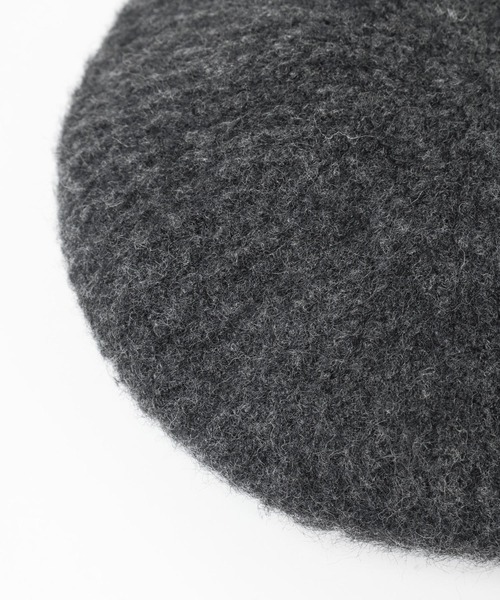 LOWRYS FARM(ローリーズファーム)の「シャギーベレー 149218(ハンチング/ベレー帽・レディース・チャコールグレー/ホワイト・FREE)」の13枚目の写真