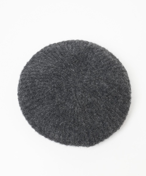 LOWRYS FARM(ローリーズファーム)の「シャギーベレー 149218(ハンチング/ベレー帽・レディース・チャコールグレー/ホワイト・FREE)」の14枚目の写真