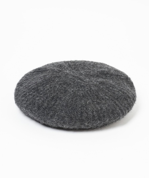 LOWRYS FARM(ローリーズファーム)の「シャギーベレー 149218(ハンチング/ベレー帽・レディース・チャコールグレー/ホワイト・FREE)」の19枚目の写真