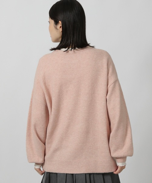 LAKOLE（ラコレ）の「ロゴ花柄ジャガードニットプルオーバー / 149364（ニット/セーター・レディース・アイボリー/グレー/ピンク/チャコール・FREE）」の21枚目の写真