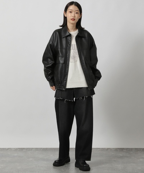 LAKOLE（ラコレ）の「ロゴ花柄ジャガードニットプルオーバー / 149364（ニット/セーター・レディース・アイボリー/グレー/ピンク/チャコール・FREE）」の16枚目の写真