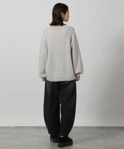 セール】ロゴ花柄ジャガードニットプルオーバー / 149364