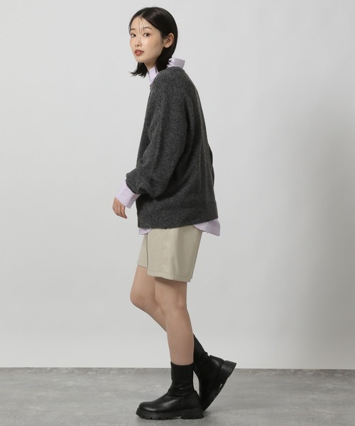 LAKOLE（ラコレ）の「ロゴ花柄ジャガードニットプルオーバー / 149364（ニット/セーター・レディース・アイボリー/グレー/ピンク/チャコール・FREE）」の12枚目の写真