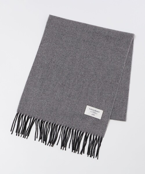【セール】SHIPS: カシミヤ ヘリンボーン リバーシブル マフラー（マフラー）｜SHIPS（シップス）