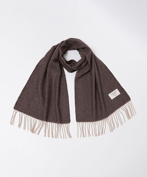 【セール】SHIPS: カシミヤ ヘリンボーン リバーシブル マフラー（マフラー）｜SHIPS（シップス）