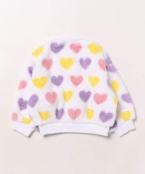 BABYDOLL（ベビードール）の「ボアトレーナー 9921K（スウェット・キッズ・ブラック/ホワイト・90cm/100cm/110cm/120cm/130cm/140cm）」の3枚目の写真