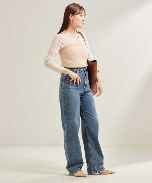 plage（プラージュ）の「《追加》Straight ジーンズ（デニムパンツ