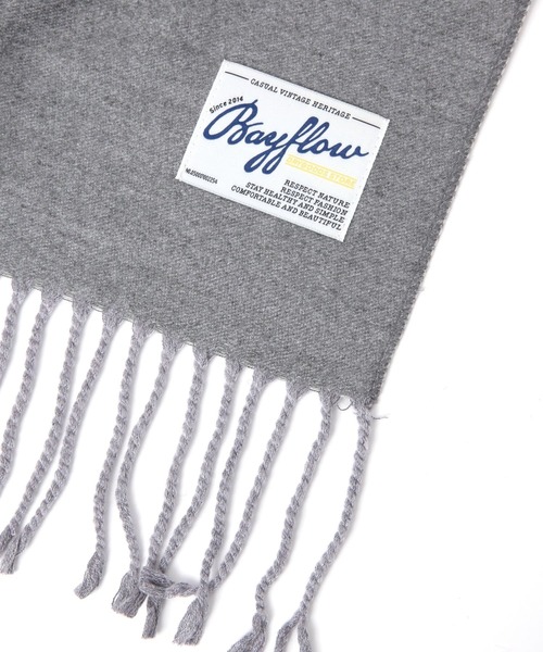 BAYFLOW（ベイフロー）の「リバーシブルボリュームマフラー（ストール/ショール・メンズ・ブラウン/ブラック/グレー/グリーン・FREE）」の9枚目の写真