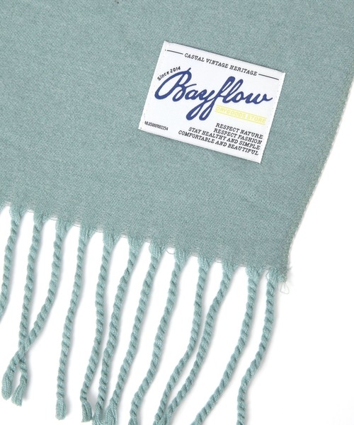 BAYFLOW（ベイフロー）の「リバーシブルボリュームマフラー（ストール/ショール・メンズ・ブラウン/ブラック/グレー/グリーン・FREE）」の15枚目の写真