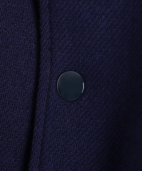 marka（マーカ）の「marka / マーカ：PUFFED AWARD JACKET - 1/14 wool vintage double -：M24C-15BL02C[COR]（スタジャン・メンズ・ネイビー・2(M)）」の10枚目の写真