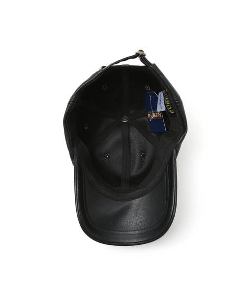 Ruben（ルーベン）の「【RUBEN】フェイクレザーキャップ / ユニセックス / オールシーズン / RUS-6296（キャップ・レディース・ベージュ/ブラウン/ブラック・フリー）」の12枚目の写真