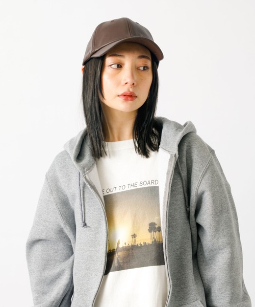 Ruben（ルーベン）の「【RUBEN】フェイクレザーキャップ / ユニセックス / オールシーズン / RUS-6296（キャップ・レディース・ベージュ/ブラウン/ブラック・フリー）」の20枚目の写真