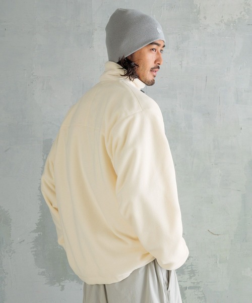 HEREIAM（ヘレイアム）の「【HEREIAM MEN】コントラストフリースZIP（その他アウター・メンズ・ブラック/アイボリー・LARGE/MEDIUM）」の8枚目の写真