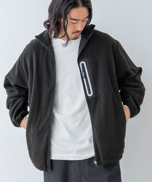 HEREIAM（ヘレイアム）の「【HEREIAM MEN】コントラストフリースZIP（その他アウター・メンズ・ブラック/アイボリー・LARGE/MEDIUM）」の17枚目の写真