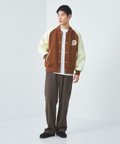 green label relaxing(グリーンレーベルリラクシング)の「【WEB限定】<GLR or>ワイド テーパード パンツ(その他パンツ・メンズ・ブラック/ダークブラウン・M/L)」の3枚目の写真