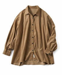 Live in comfort | リブ イン コンフォート 今っぽいゆるっと感がおしゃれな オーバーサイズシャツ(シャツ/ブラウス)