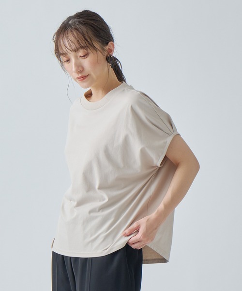 「WHYTO. / ホワイト」 DROP FRENCH SLEEVES TEE（Tシャツ/カットソー）｜WHYTO.（ホワイト）