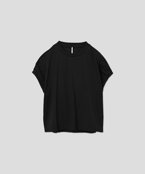 WHYTO.(ホワイト)の「「WHYTO. / ホワイト」 DROP FRENCH SLEEVES TEE(Tシャツ/カットソー・レディース・ブラック/グレイッシュベージュ/オフホワイト・36/38)」の4枚目の写真