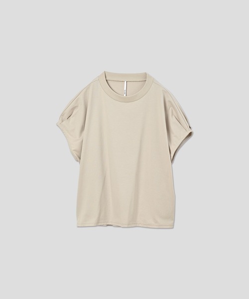 WHYTO.(ホワイト)の「「WHYTO. / ホワイト」 DROP FRENCH SLEEVES TEE(Tシャツ/カットソー・レディース・ブラック/グレイッシュベージュ/オフホワイト・36/38)」の6枚目の写真