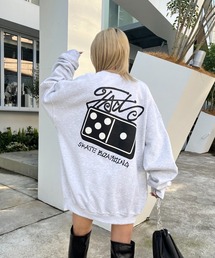 【UNISEX/ユニセックス】FACT ドミノスウェットクルー