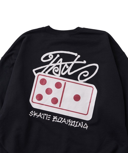 セール】【UNISEX/ユニセックス】FACT ドミノスウェットクルー