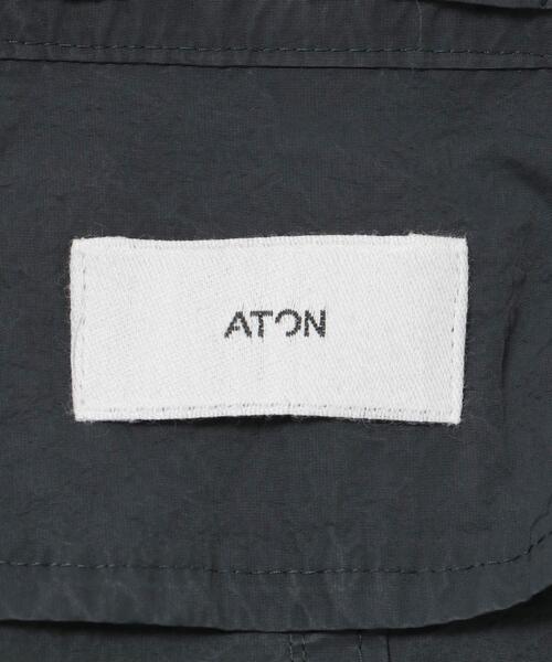 ATON（エイトン）の「『別注』ATON×URBAN RESEARCH　M-65 FIELD JACKET（ナイロンジャケット・メンズ・ブラック/グレー・6/4）」の16枚目の写真
