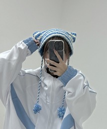 SILVER BULLET（シルバーバレット）の「『SILVER BULLET SELECT AC/シルバーバレットセレクト』猫耳バラクラバ【+】（ニットキャップ/ビーニー）」