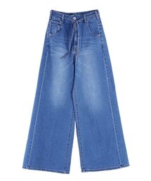 OUNNOUN | 【OUNNOUN】ハイライズワイドレッグデニム(デニムパンツ)