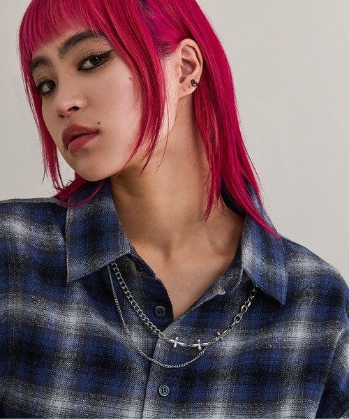 Ellno Loset（エルノロゼット）の「ニレンチェーンネックレス（ネックレス・メンズ・シルバー・FREE）」の2枚目の写真