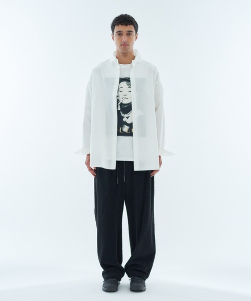 onegravity（ワングラビティ）の「onegravity / テディジャージー ワイドイージーパンツ（スウェットパンツ・メンズ・ブラック/ライトグレー・LARGE/MEDIUM/SMALL/X-LARGE）」の4枚目の写真