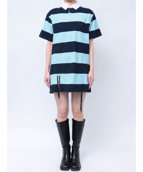dium 2way straight one piece ワンピース 2WAY DRAWSTRING CUT OP/2WAYドロストカットワンピース